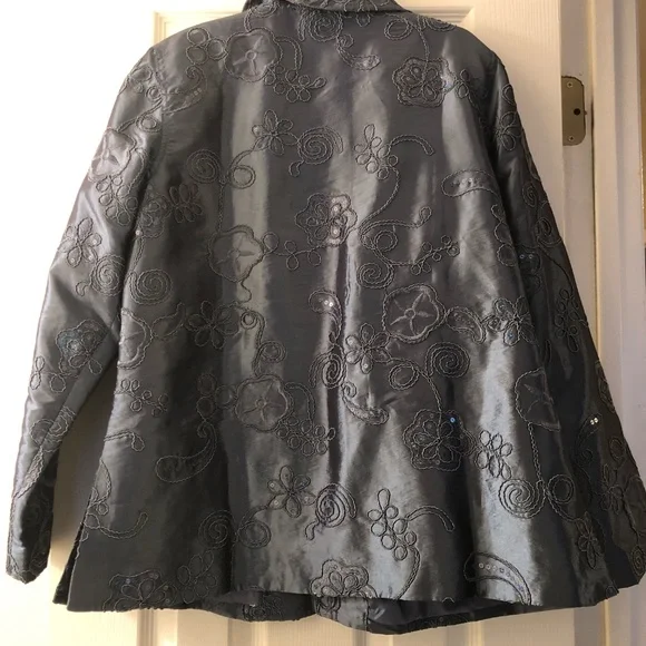 Pewter Blue Dressy Jacket - Picture 2 of 3